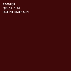 #400808 - Burnt Maroon Color Image